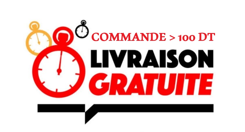 Livraison Gratuite pour Commande Supérieur à 100 DT